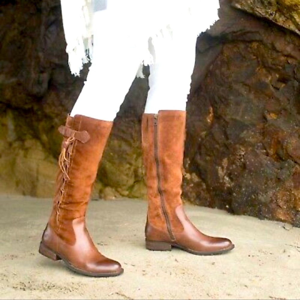 BORN WIDE CALF COOK RIDING BOOTS